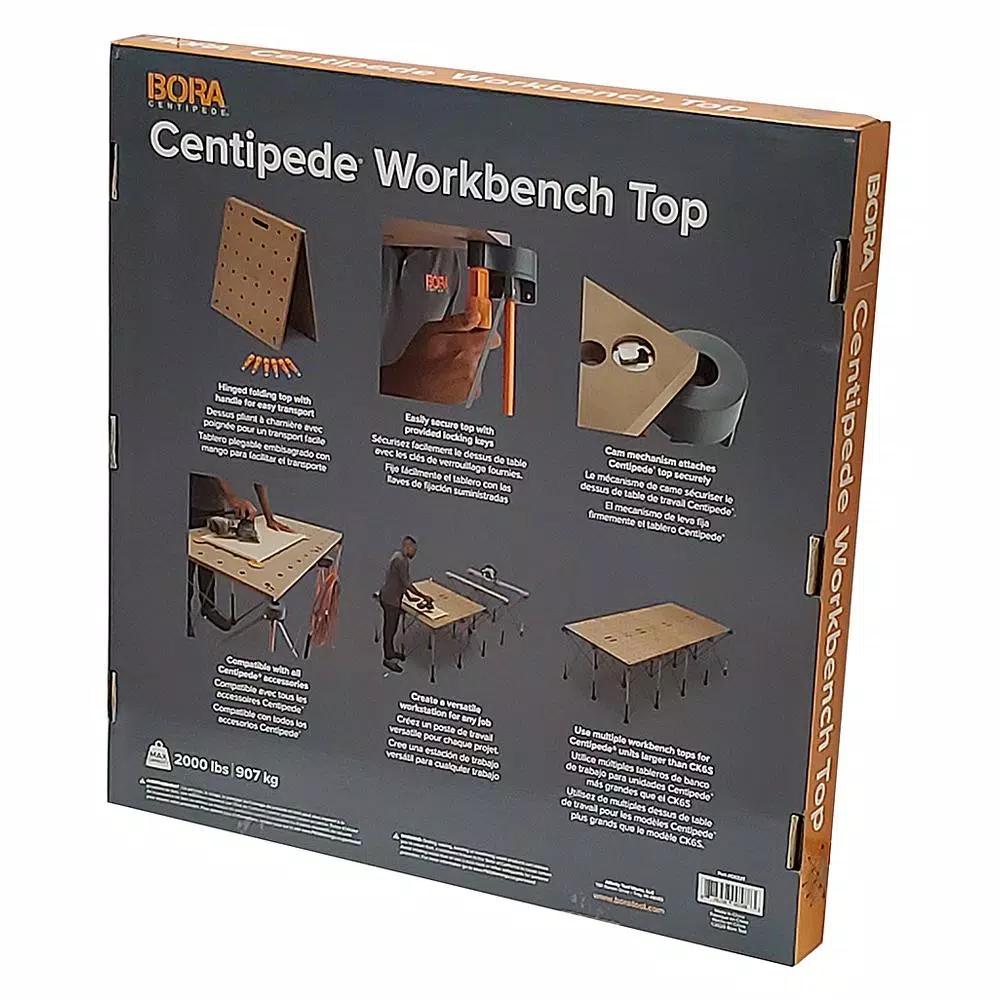 BORA Centipede 24 in. x 48 in. Heavy-Duty Workbench Top with 3/4 in. Dog Holes