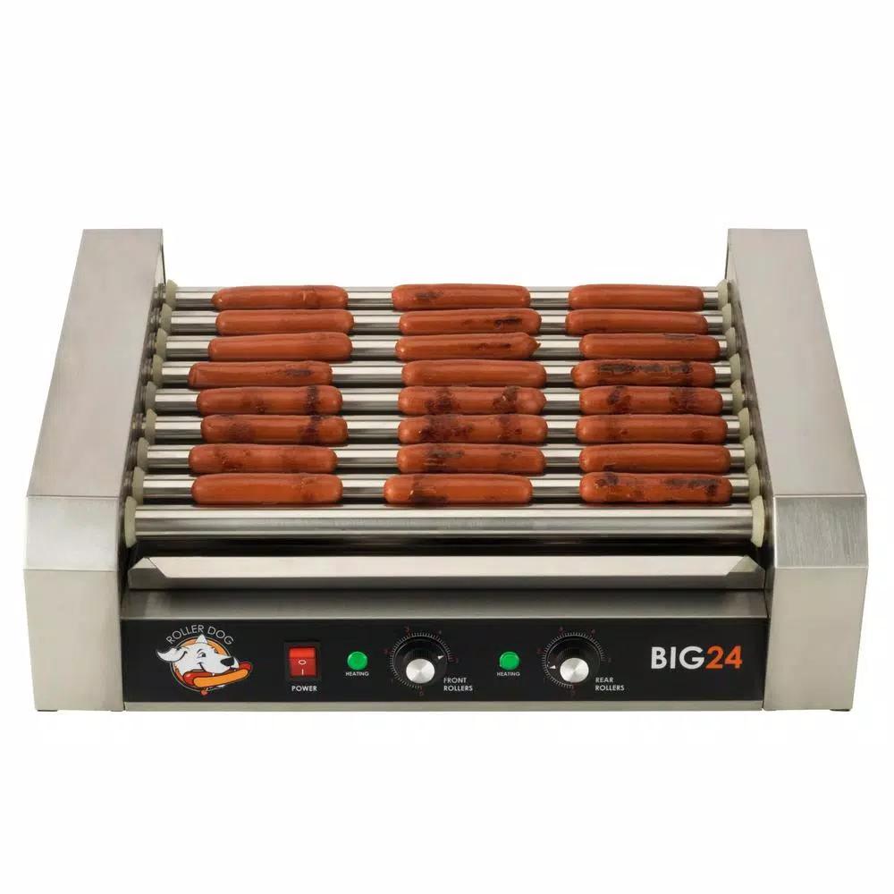 Funtime Roller Dog 289 sq. in. Stainless Steel Hot Dog Roller Grill
