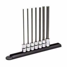 GearWrench 3/8 in. Drive Long Length Hex Bit SAE Socket Set, 7-Piece thumbnail 6
