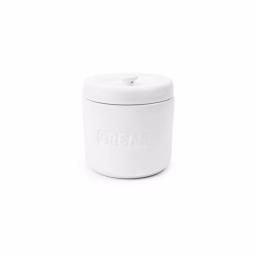 Fox Run White Porcelain Grease Container with Meshed Strainer and Lid thumbnail 1