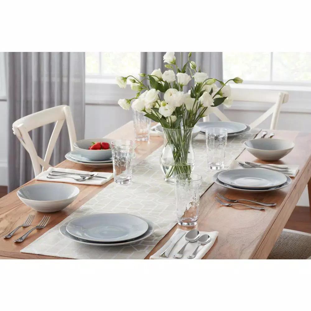 Home Decorators Collection Maywood 45-Piece Stainless Steel Flatware Set, Service for 8