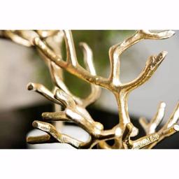 IMAX Concepts Eclipse Gold Tree Statuary on Marble Base, Set of 2 thumbnail 2