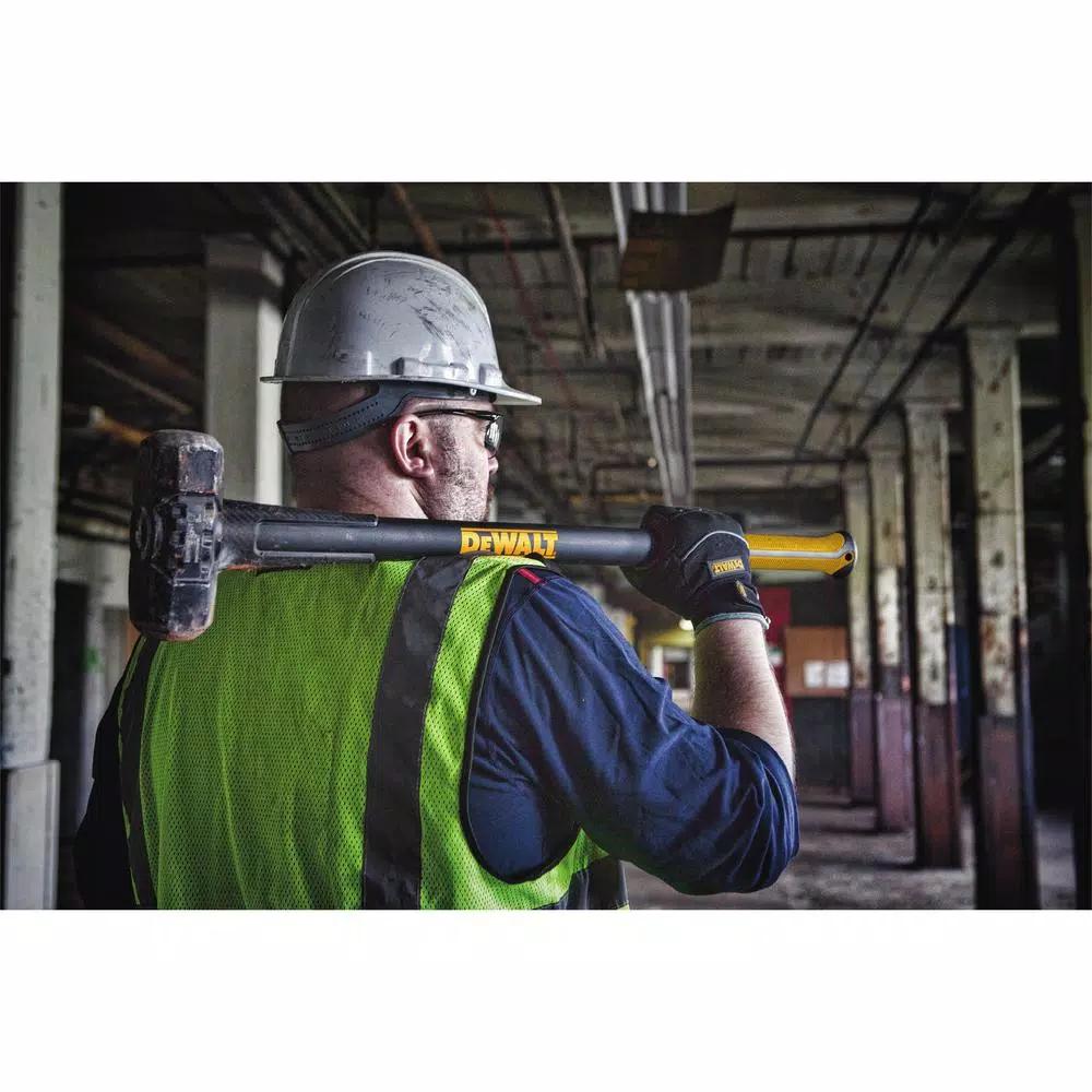 DEWALT 12 lb. Exo-Core Sledge Hammer with 33.3 in. Fiberglass Handle