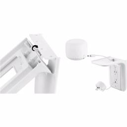 Wasserstein AC Outlet Mount for Google Nest WiFi, Nest Mini, and Nest Hub - Wall Outlet Shelf (2-Pack) thumbnail 4