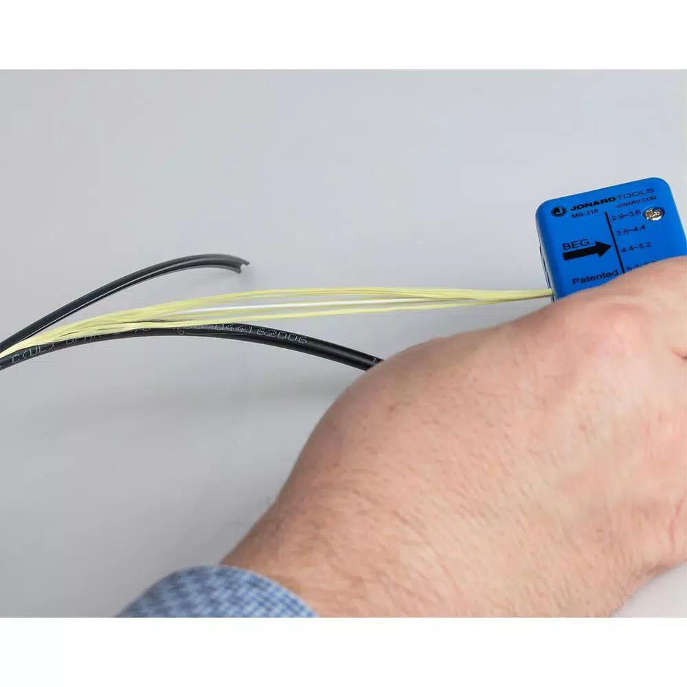 Jonard Tools MS-316 Mid Span Slitter and Ringer for Fiber Optic Cables (2.9 mm - 6.8 mm)