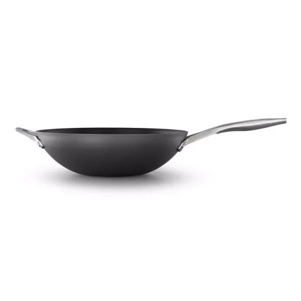 Calphalon Premier 13 in. Hard-Anodized Nonstick Flat Bottom Wok