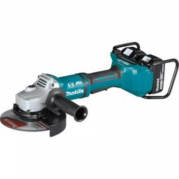 Makita 18V X2 LXT (36V) 7 in. Brushless Paddle Switch Angle Grinder Kit with 5.0 Ah Batteries & 10pk Grinding Wheels thumbnail 14