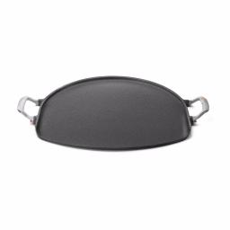 Outset 14 in. Cast Iron Pizza Iron with Forged Steel Handles thumbnail 3