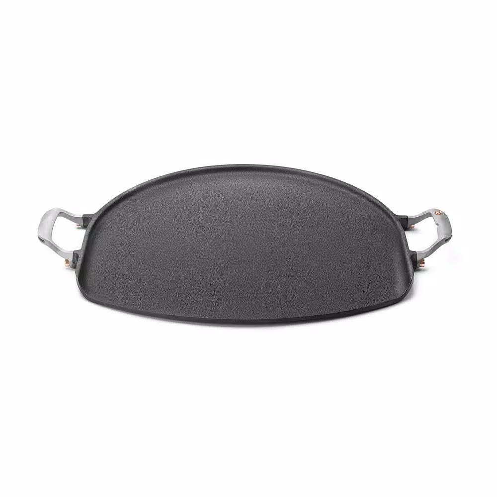 Outset 14 in. Cast Iron Pizza Iron with Forged Steel Handles