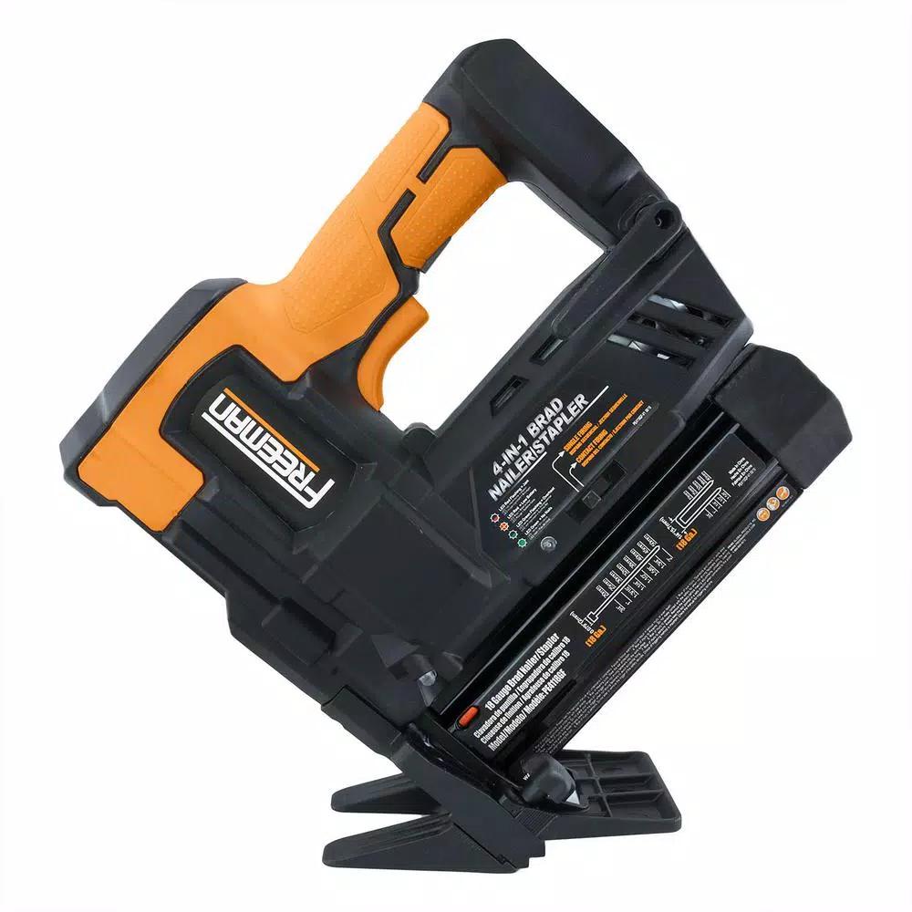 Freeman 20V Cordless 4-in-1 18-Gauge Flooring Nailer and Stapler Kit