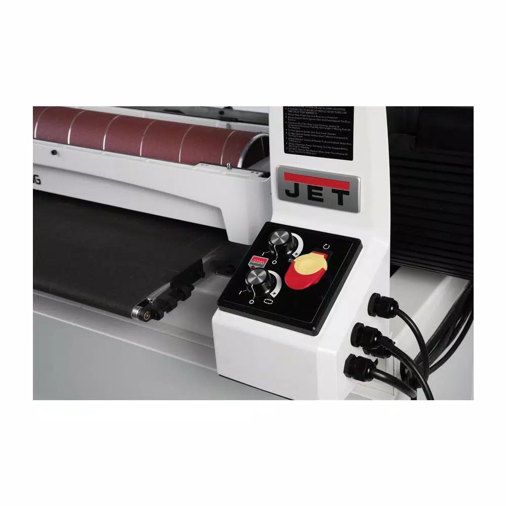 Jet JWDS-2244OSC 22 in./44 in. Oscillating Drum Sander with Closed Stand, 115V
