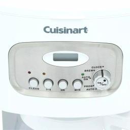 Cuisinart 12-Cup White Drip Coffee Maker with Stainless Steel Accents and Programmable Timer thumbnail 2