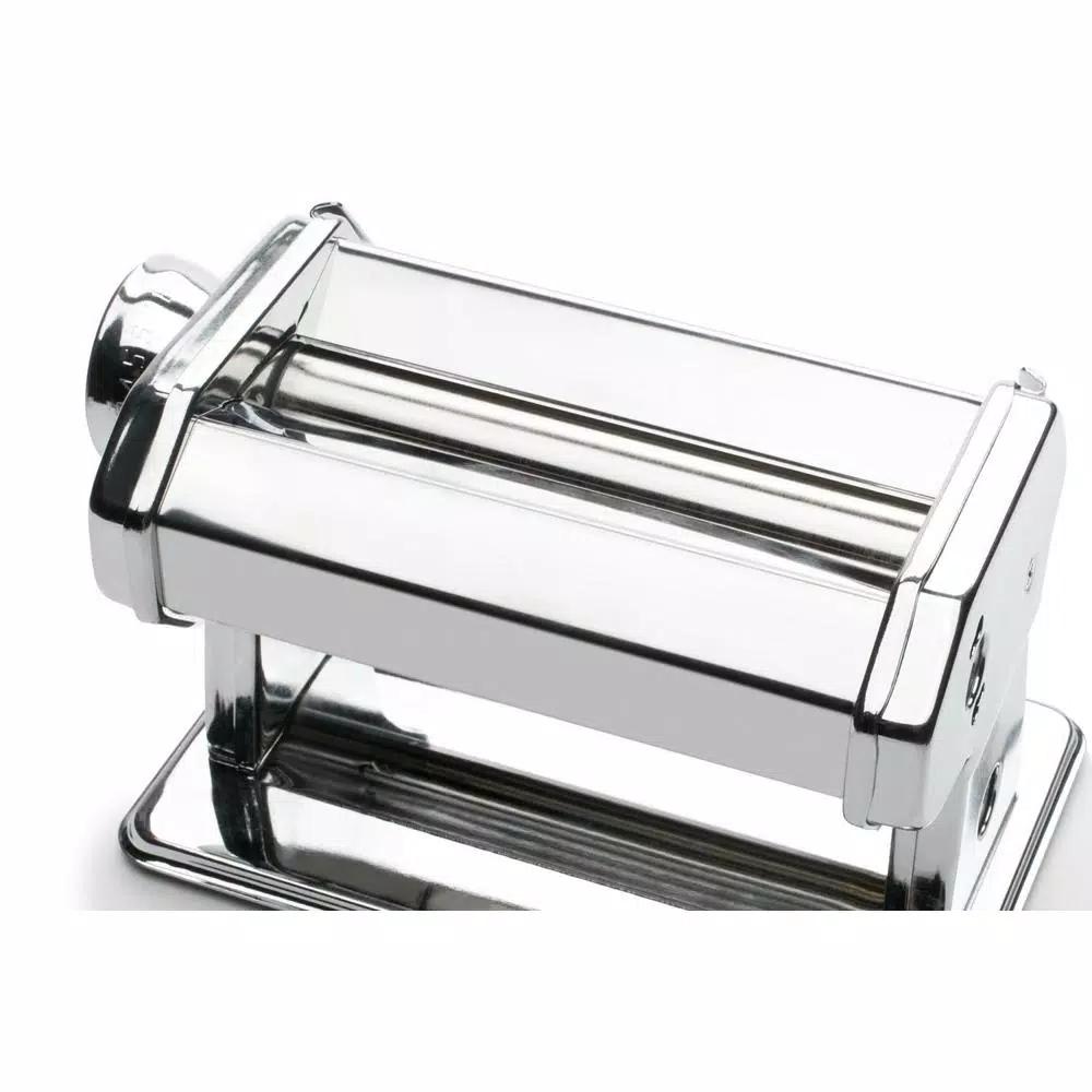 Fox Run Stainless Steel Pasta Machine with 3 Blade Options