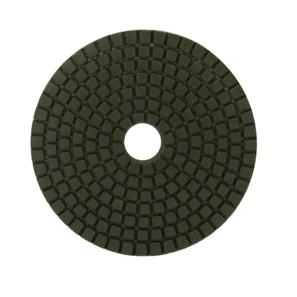 Rubi 4 in. 100 Grit Resin Wet Polishing Pad for Engineered Stone, Concrete, Marble & Granite