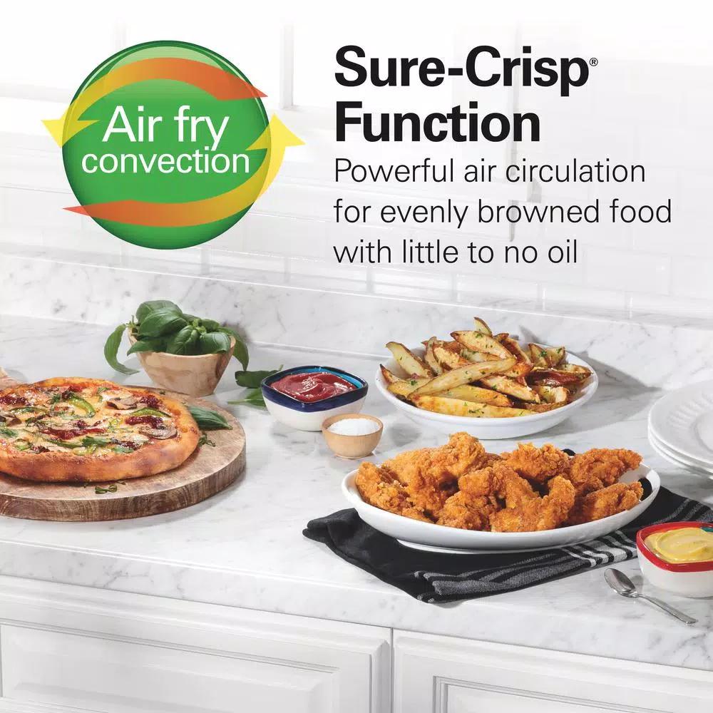 Hamilton Beach Sure-Crisp 4-Slice Air Fryer Toaster Oven, Stainless Steel