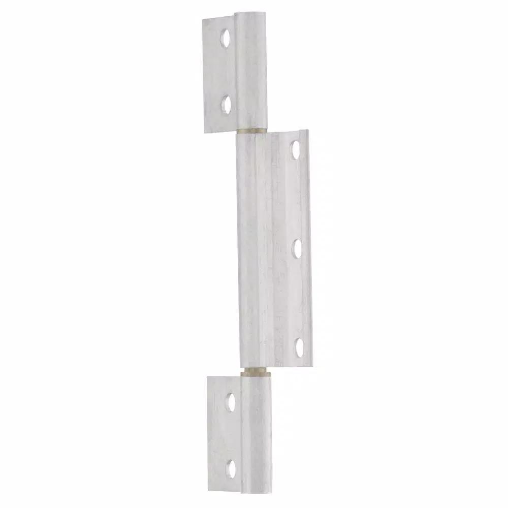 Barton Kramer Mill Finish Aluminum Screen Door Hinge with Brass Bushings