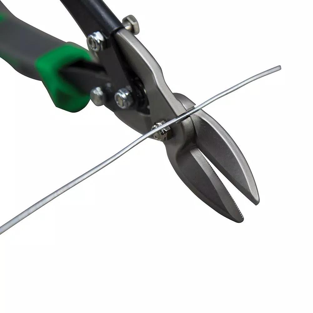 Klein Tools Right-Cut Aviation Snips with Integrated Wire Cutter