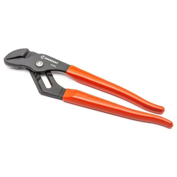 Crescent 10 in. Tongue and Groove Pliers, Straight Jaw, Black Oxide Finish