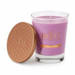 ROOT CANDLES Veriglass Lavender Vanilla Scented Soy Wax Filled Jar Candle thumbnail 2