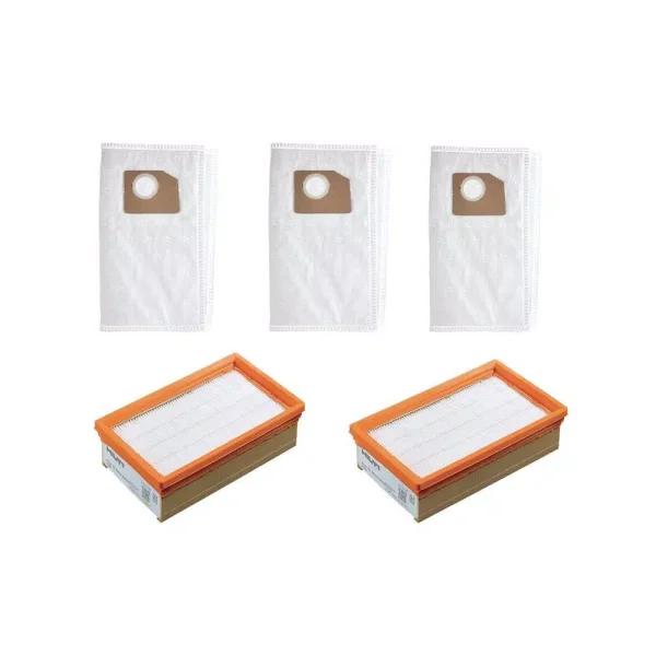 Hilti HEPA Maintenance Pack for VC 125-9 Vacuum - 17-Piece Wet/Dry Filter and Fleece Bag Set