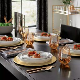 Home Decorators Collection Brenner 40-Piece Copper Finish 18/0 Stainless Steel Flatware Set, Service for 8 thumbnail 6