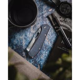 Gerber Flatiron Micarta 3 in. D2 Steel Cleaver Style Folding Knife thumbnail 6