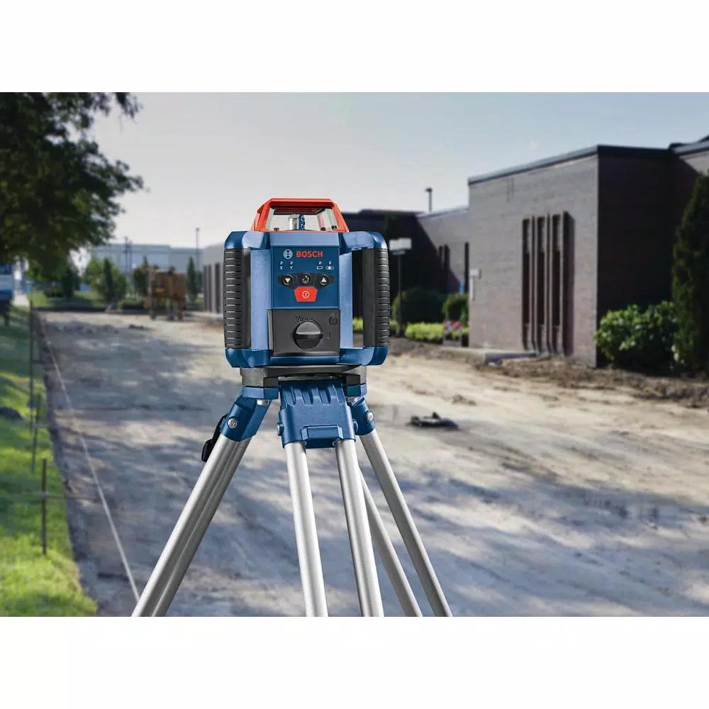 Bosch REVOLVE2000 Self-Leveling Horizontal Rotary Laser Kit with Receiver and Tripod