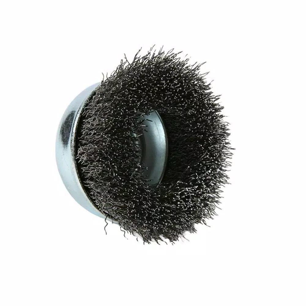 Lincoln Electric 3 in. Crimped Cup Wire Brush, 5/8-11 UNC Arbor
