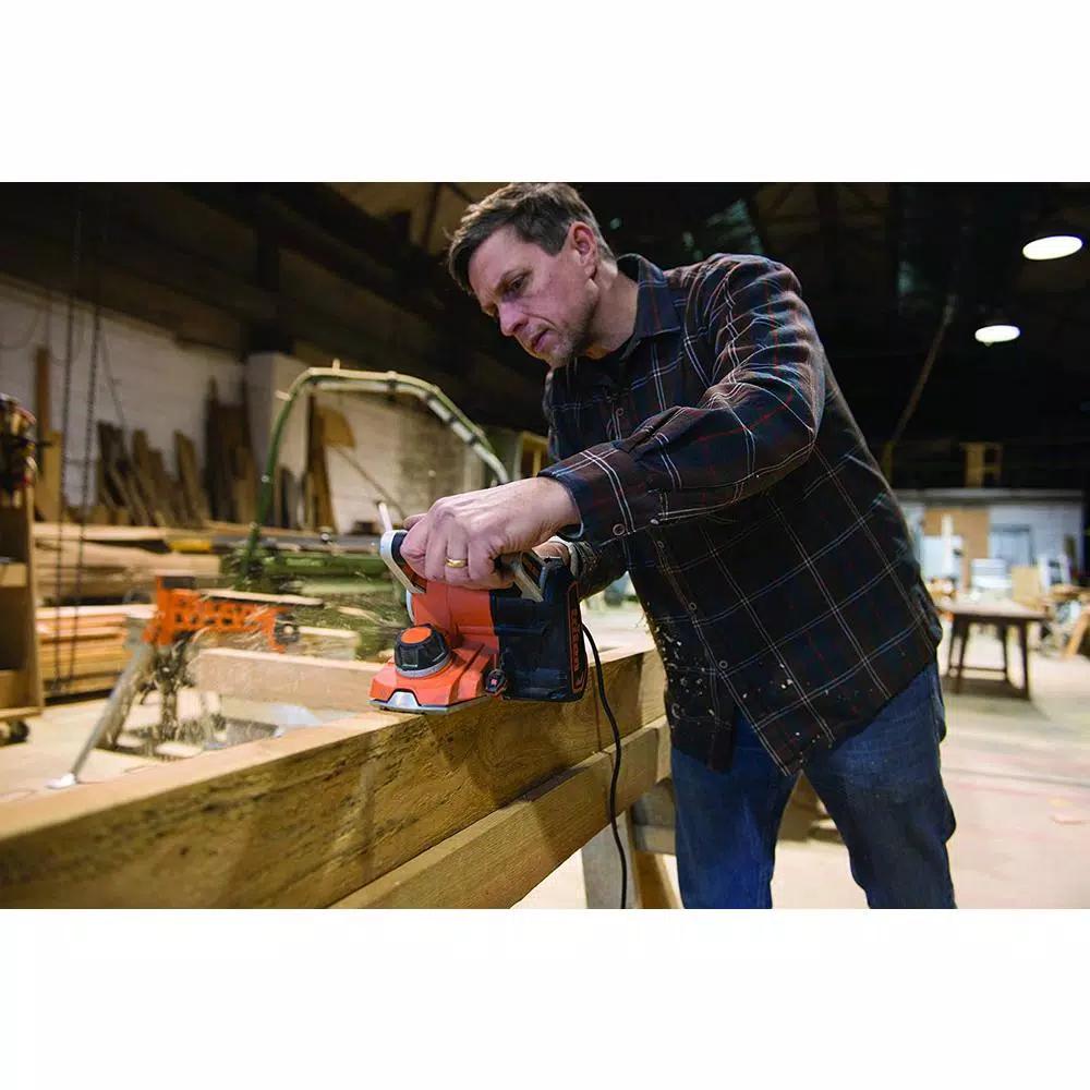 Triton 3.25 in. Corded Planer and Sander 2-in-1 Power Tool with Triple-Blade Drum