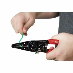 Milwaukee 2-Piece Electrician Pliers Set: 6-in-1 Combination Pliers & Multi-Purpose Wire Stripper Crimper thumbnail 2