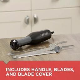 BLACK+DECKER 9 in. Comfort Grip Electric Knife, Black thumbnail 4