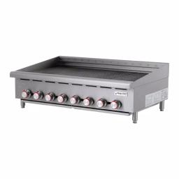 Magic Chef 48 in. Commercial Countertop Radiant Char Broiler, Stainless Steel thumbnail 2