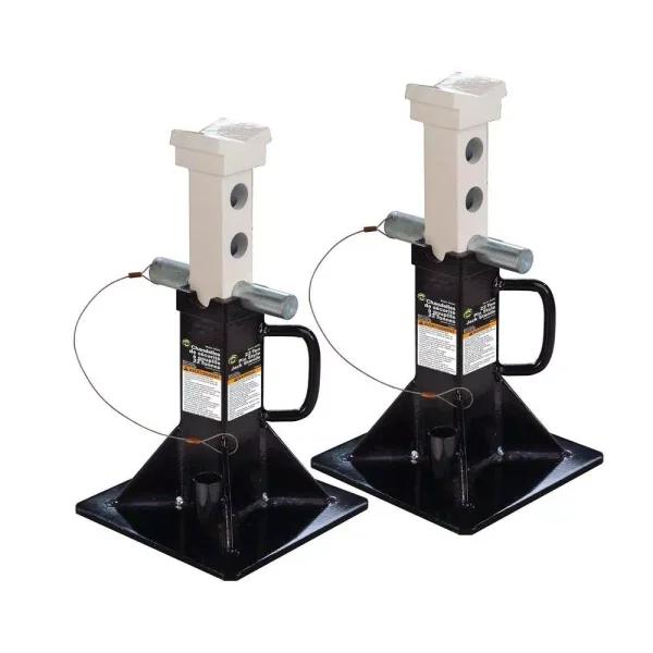 Omega 32225B 22-Ton Heavy Duty Pin Style Jack Stands, Steel