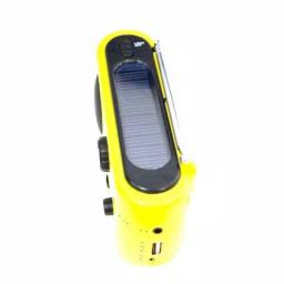 Mayday The Element Dynamo Powered Solar Emergency Radio and Flashlight with NOAA Weather Alert, Yellow thumbnail 4