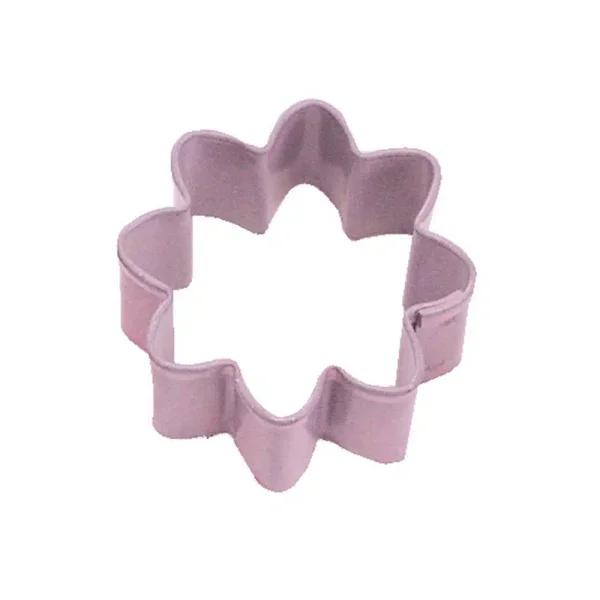 Cybrtrayd-R&M 12-Piece Mini Daisy Pink Polyresin Cookie Cutter Set