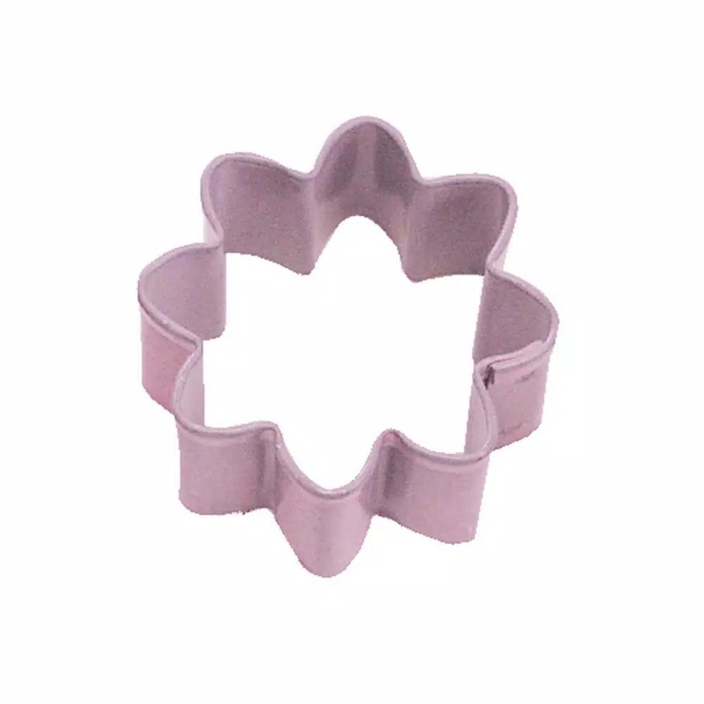 Cybrtrayd-R&M 12-Piece Mini Daisy Pink Polyresin Cookie Cutter Set