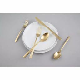 Fiesta Spark Champagne Satin 20-Piece Flatware Set, Service for 4, 18/0 Stainless Steel thumbnail 4
