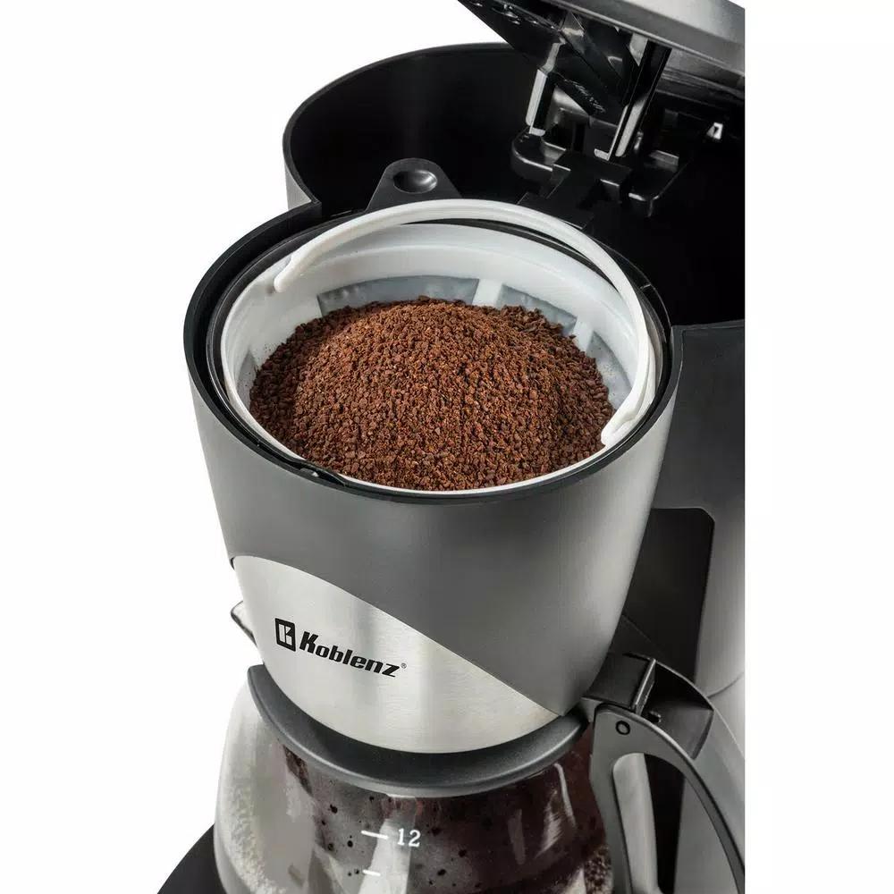 Koblenz Kitchen Magic Collection 12-Cup Drip Coffee Maker, Black