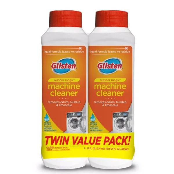 Summit Brands Glisten Washer Magic Washing Machine Cleaner and Deodorizer, 12 oz (6-Pack)