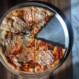 Doughmakers 15 in. Professional Aluminum Pizza Pan with Patented Pebble Pattern thumbnail 3