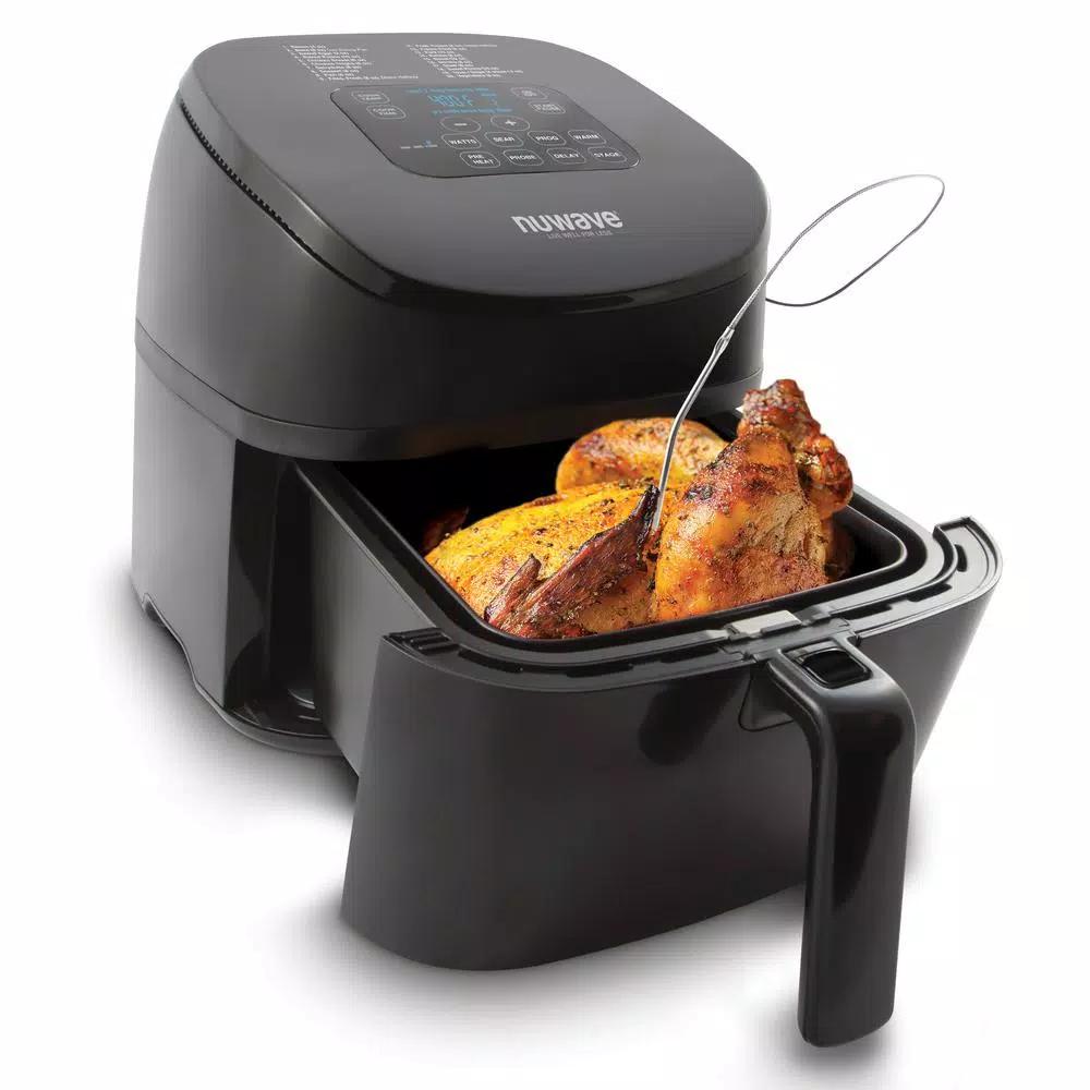 NuWave Brio Digital Air Fryer, 4.5 Qt., 1500W, Black