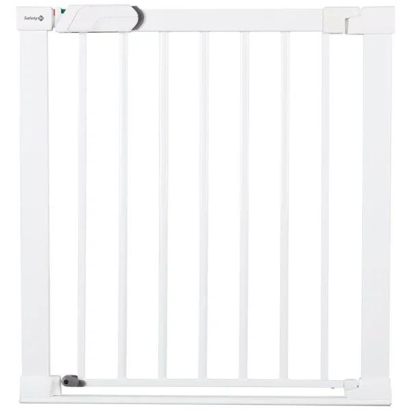 Safety 1st Flat Step 30 in. Pressure-Mounted Child Safety Gate, White