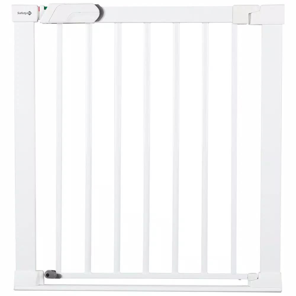 Safety 1st Flat Step 30 in. Pressure-Mounted Child Safety Gate, White