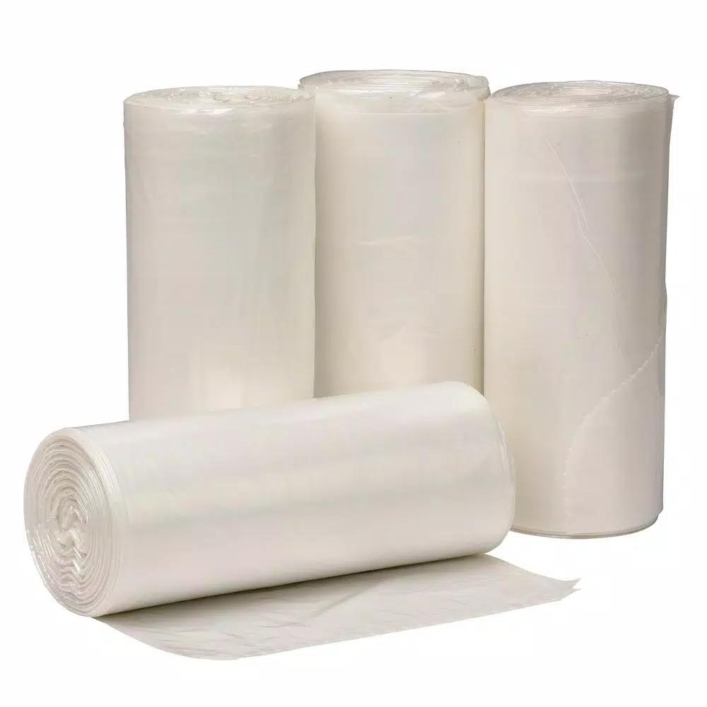 HDX 50 Gallon Extra Large Clear Trash Bags, 1.1 Mil Thick, 100-Count