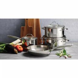 Tramontina 7 Pc Stainless Steel Cookware Set with Tri-Ply Base thumbnail 8