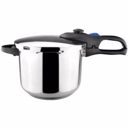 Magefesa Favorit Stainless Steel Pressure Cooker Set, 6.3 Qt. and 4.2 Qt. with Multi-Lid System thumbnail 3