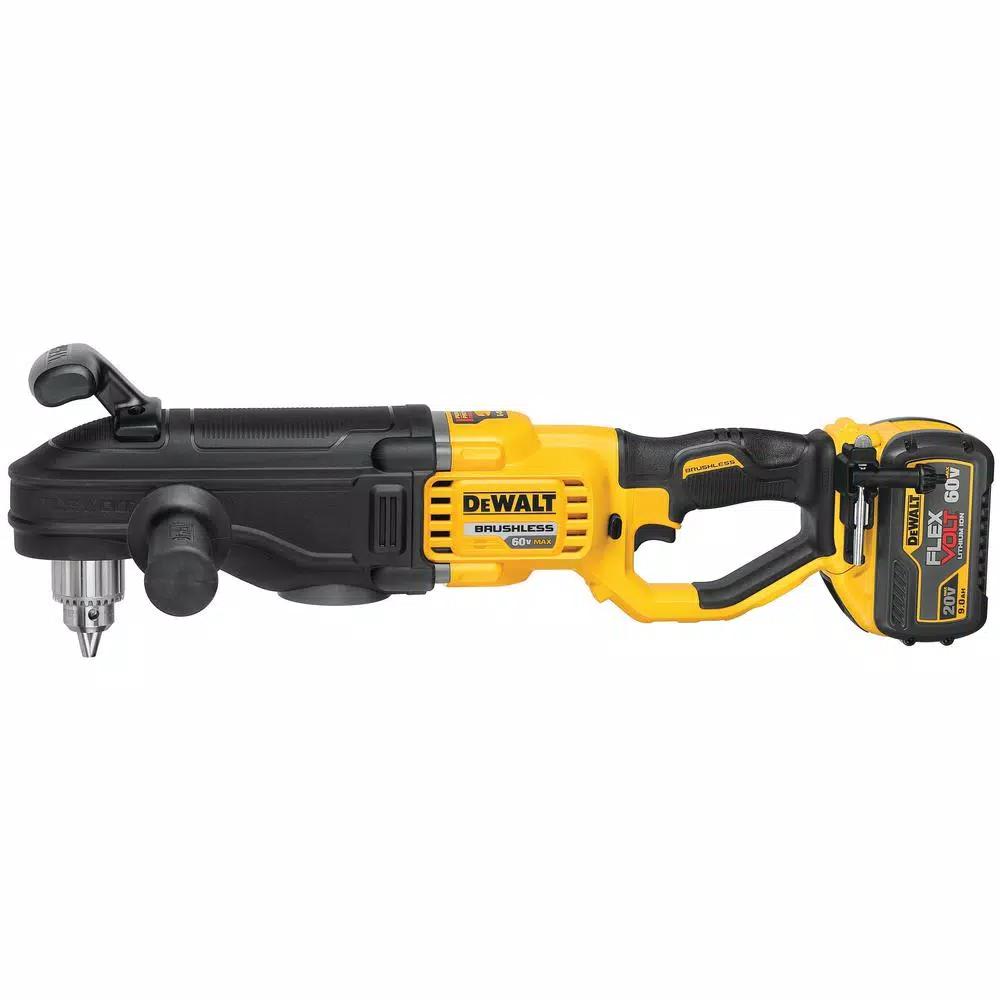 DEWALT DCD470 60V MAX FLEXVOLT Cordless 1/2 in. Stud & Joist Drill with E-Clutch & 9 Ah Battery
