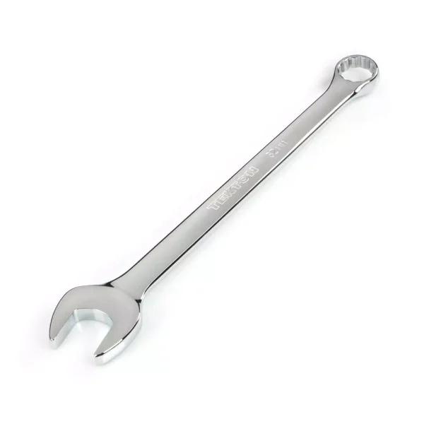 TEKTON 32 mm Combination Wrench, 12-Point Box End, Chrome Vanadium Steel