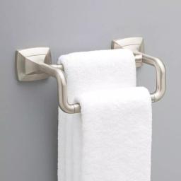 Delta Portwood 6 in. Double Hand Towel Bar in SpotShield Brushed Nickel thumbnail 2