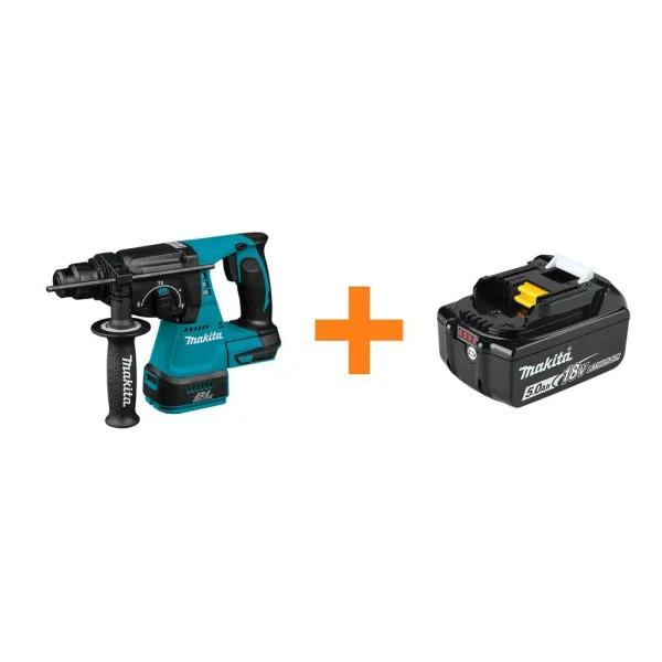 Makita 18V LXT Brushless 1 in. SDS-Plus Rotary Hammer Drill Kit with 5.0Ah Battery